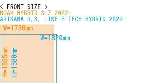 #NOAH HYBRID S-Z 2022- + ARIKANA R.S. LINE E-TECH HYBRID 2022-